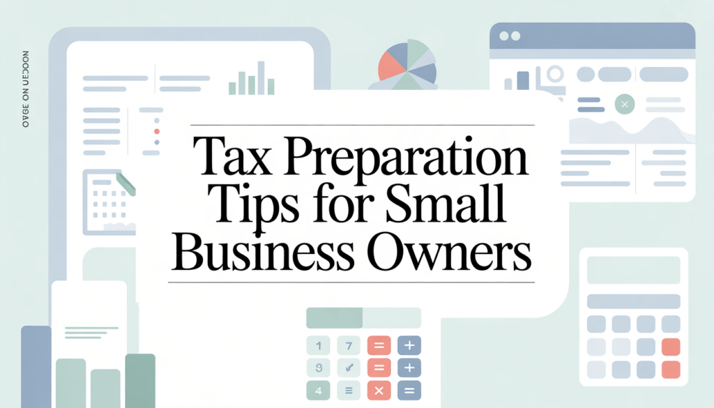 Tax Preparation Tips for Small Business Owners