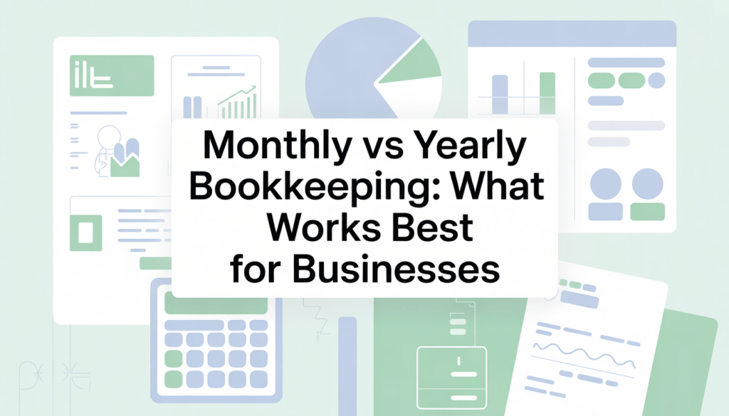monthly vs yearly bookkeeping what works best for businesses