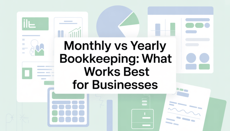 monthly vs yearly bookkeeping what works best for businesses