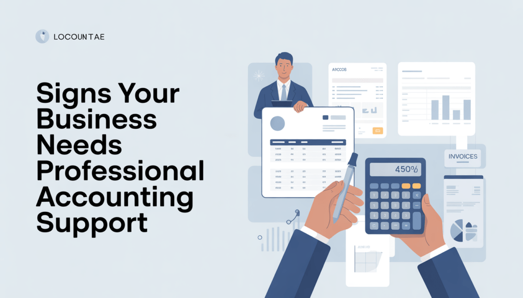 signs your business needs professional accounting support