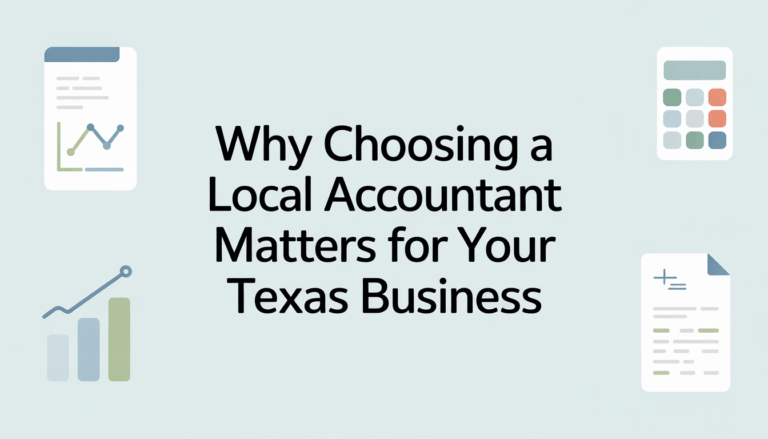 local accountant for Texas business