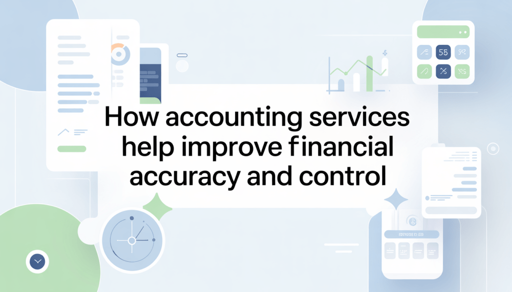 accounting services for financial accuracy and control