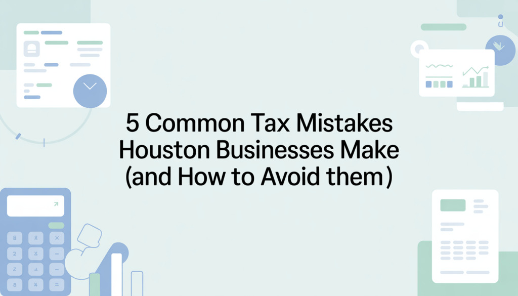 tax mistakes Houston businesses make