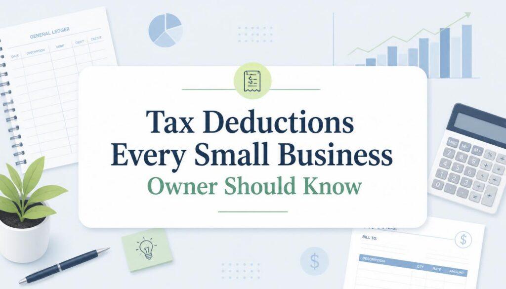 tax deductions every small business owner should know