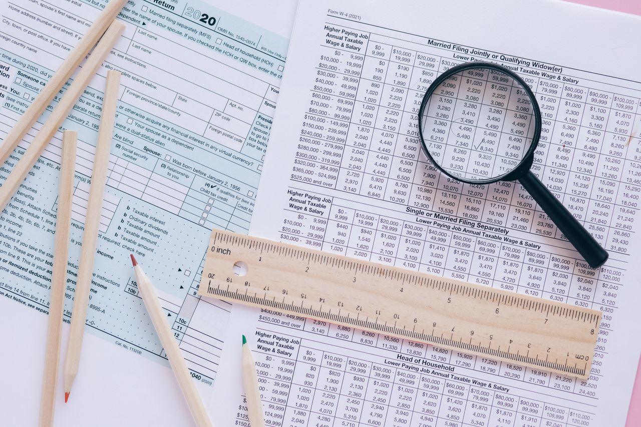 Reviewing tax deductions, tax preparation services Texas